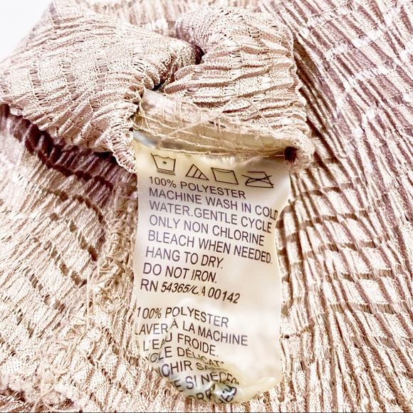 VTG Gold Smock Shirt - Picture 5 of 5